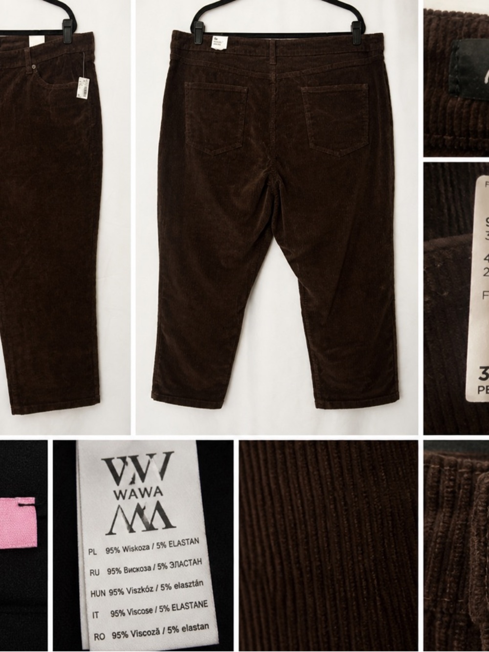 Women’s Brown Corduroy Bottoms